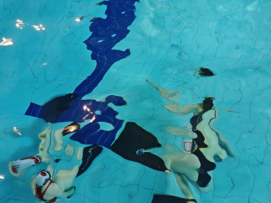 Hokej pod wodą Walenie Siemianowice Śląskie Finał WOŚP w Rudzie Śląskiej 25 I 2026